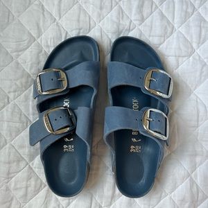 NEW Big Buckle Birkenstocks in Blue